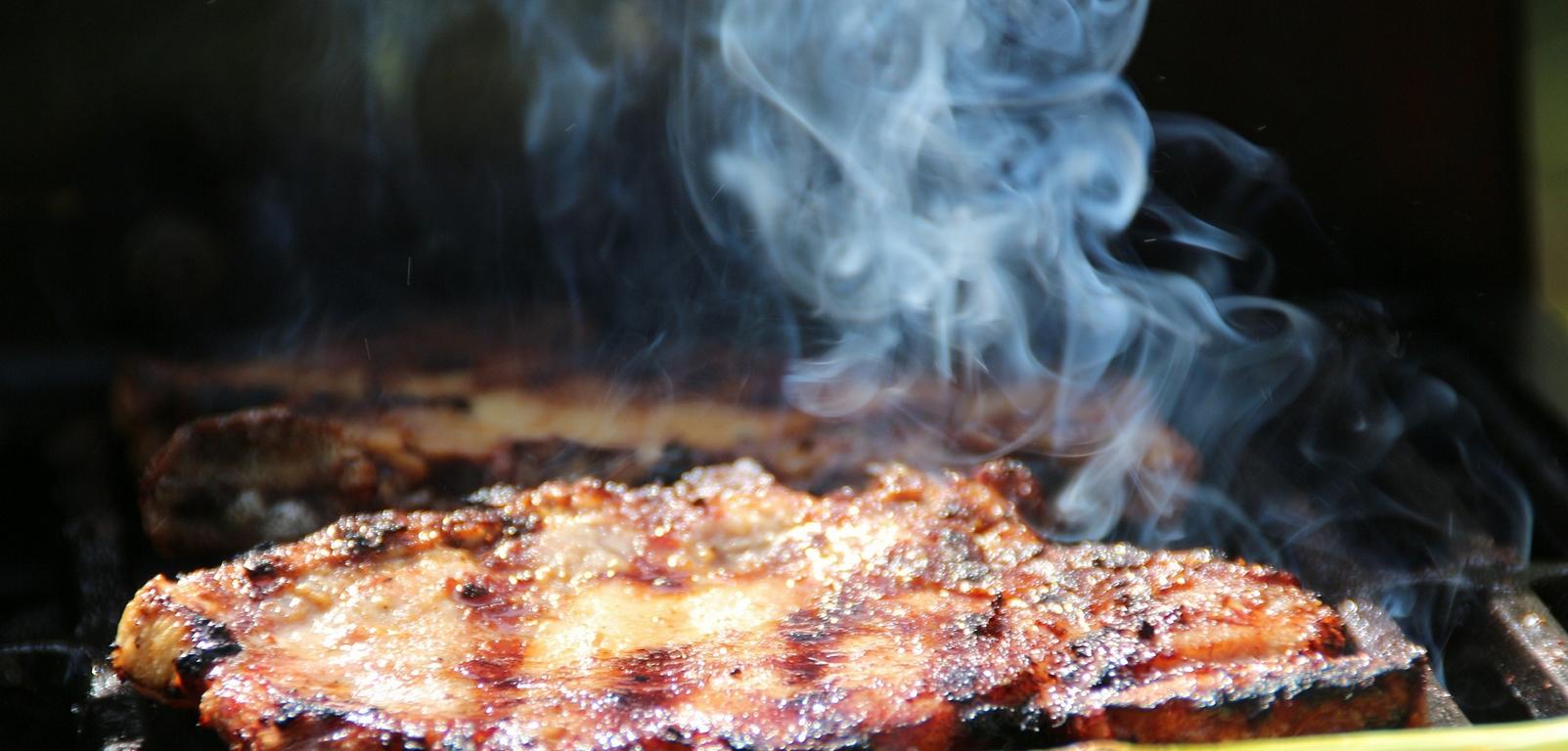smoker steaks